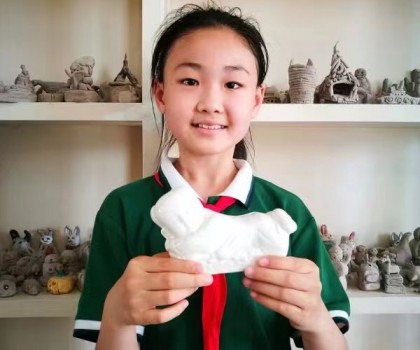盛世長安小學(xué)陶藝社團(tuán)5月18日“國際博物館日”宣傳活動(dòng)